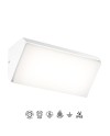 SOLDEN * APLIQUE EXTERIOR HORIZ.BLANCO  LED IP65 - 9W - 3000K